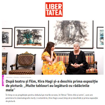Kira Hagi si Galeria Alexandra’s in Libertatea
